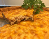 Foto del paso 16 de la receta: Tarta de berenjenas y carne picada con masa brisa, sin gluten