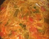 A picture of step 9 of Soupy Noodles.