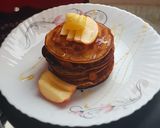 A picture of step 5 of Apple cinnamon pancake.