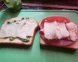 Foto del paso 3 de la receta: Sándwich de Queso, Mortadela y Pesto