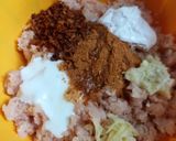 A picture of step 2 of Bihari smoke kababs.