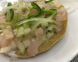 Foto del paso 5 de la receta: Tostadas de Manitas de Cerdo deshuesada al estilo Sonorense