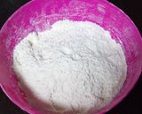 A picture of step 2 of Crunchy mandazis.