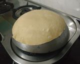 A picture of step 2 of Karari Rumali roti.
