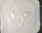 A picture of step 6 of Flag cake without oven.