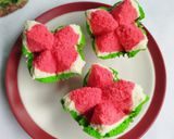 Foto langkah ke 4 dari resep Bolu Kukus Mekar Semangka.