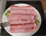 Foto del paso 2 de la receta Salchichas con guisantes y huevos de codorniz