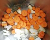 Une image de l'étape 2 de Soupe carottes/pâtisson /butternut.