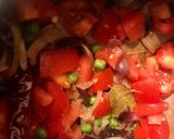 A picture of step 3 of Aloo Matar Mint Pulao.