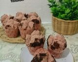 Foto langkah ke 6 dari resep Bolu Kukus Mekar Bluebery Youghurt (chimory bluebery youghurt).