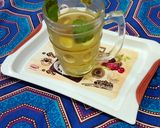 A picture of step 4 of Green Tea and lemon.