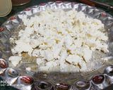 A picture of step 1 of Crumble paneer.