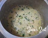A picture of step 3 of Hyderabadi Maash ki Daal with Methi.