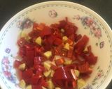 A picture of step 2 of Cooking apple and red chilli pickle.