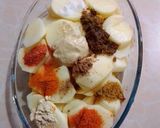 صورة لخطوة 2 من وصفة بطاطا في الكوشة مع دجاج محمر 😋😋