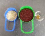A picture of step 1 of Ragi / Finger millet Dosa (Fermented).