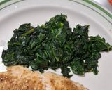 A picture of step 4 of Sautéed Spinach in Olive Oil.