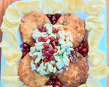 A picture of step 4 of Aloo tikki chaat.