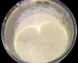 A picture of step 4 of Jower masala paniyaram.