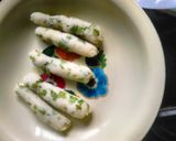 A picture of step 4 of Suji potato fingers.