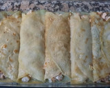 Foto del paso 8 de la receta: Crepes de salmón, langostinos y espinacas