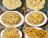 A picture of step 2 of Green Methi Paratha With Aloo Pyaaz Chutney.