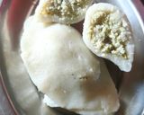 A picture of step 6 of Urad Dal Steamed Kadabu.