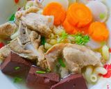 Hình bước làm 6 của món Nui nấu xương heo