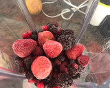 Foto del paso 1 de la receta: Smoothie red fruits