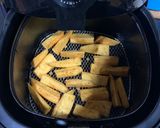 Foto langkah ke 3 dari resep Sweet Potato Wedges (ubi goreng airfryer).