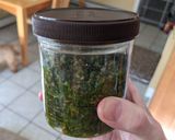 A picture of step 7 of Nasturtium Pesto.