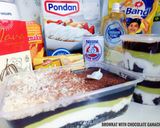 Foto langkah ke 5 dari resep Browkat with chocolate ganache.