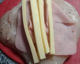 Foto del paso 2 de la receta Pechugas de pollo rellenas con paleta y queso al verdeo