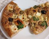 صورة لخطوة 8 من وصفة خبز الجبن🧀 والزيتون مع سلطة جرجير🥗