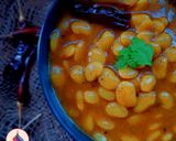 A picture of step 6 of Gujarati Vaal nu shak (Lima beans curry).