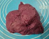 Foto langkah ke 4 dari resep Roti kukus Pontianak ubi ungu (no mixer).