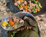 Hình bước làm 2 của món Artichoke (A ti sô)mix rau củ
