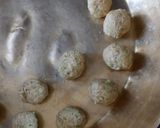 A picture of step 2 of Lauki ke kofte.
