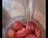 A picture of step 1 of Strawberry 🍓 Milk shake.