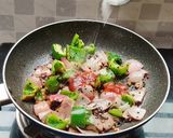 A picture of step 15 of Dry chilli paneer.