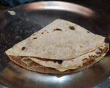 A picture of step 4 of Easy cheesy veg wrap.