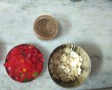 A picture of step 5 of Mohanthal.