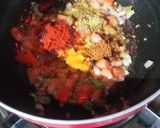A picture of step 2 of Cheese masala tortilla wraps.