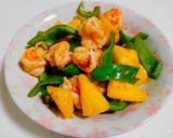 【在地食材】🍍青椒鳳梨炒蝦仁的食譜步驟3照片