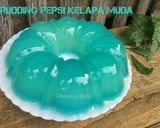 Foto langkah ke 8 dari resep Puding Pepsi Blue isi Kelapa Muda.