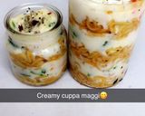 A picture of step 4 of Creamy Cuppa Maggi.