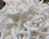 Hình bước làm 2 của món Mứt dừa non lá dứa