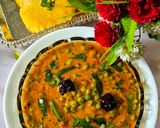 मटर कैप्सिकम करी विथ मक्का पूरी (Green Peas Capsicum Curry with Makka Poori) रेसिपी चरण 9 फोटो