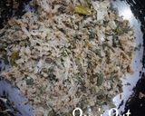 A picture of step 3 of Cabbage and Beans Fry with Dessicated Coconut.