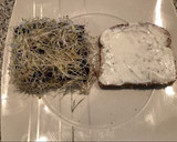 Foto del paso 4 de la receta: Sándwich vegano de aceitunas naturales y brotes de alfalfa